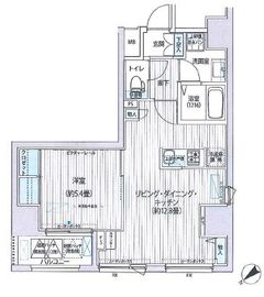 ワイズ柳橋 201 間取り図