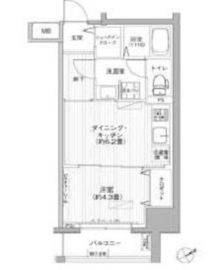 ワイズ柳橋 703 間取り図