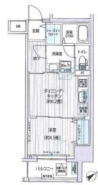 ワイズ柳橋 803 間取り図