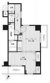 カスタリア初台 209 間取り図