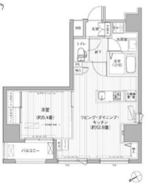 ワイズ柳橋 1001 間取り図