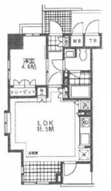 プライムアーバン池袋 1305 間取り図