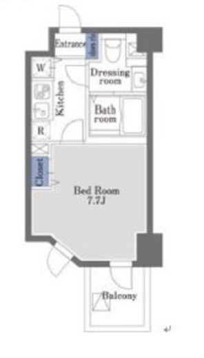 ドゥーエ学芸大学2 204 間取り図