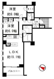 市谷逢坂テラス 3階 間取り図