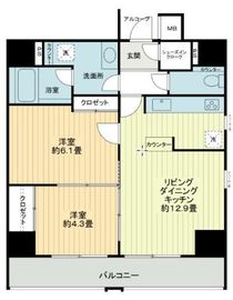 アイムズ芝大門 11階 間取り図