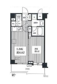 シャンドール目黒 101 間取り図