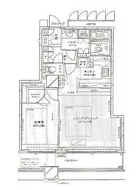 シティタワー大崎ステーションフロント 28階 間取り図