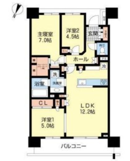 パークホームズ豊洲ザ・レジデンス 12階 間取り図