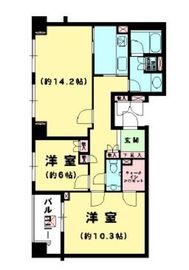 レジオン白金クロス 3階 間取り図