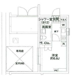 エルスタンザ代々木 105 間取り図