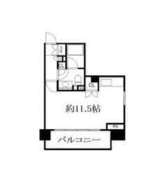 ファミールグラン銀座4丁目オーセンティア 8階 間取り図