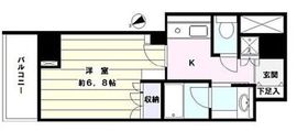 ファミール東京グランリッツ 8階 間取り図