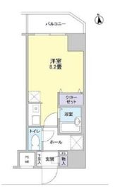 エスコート麻布十番 11階 間取り図