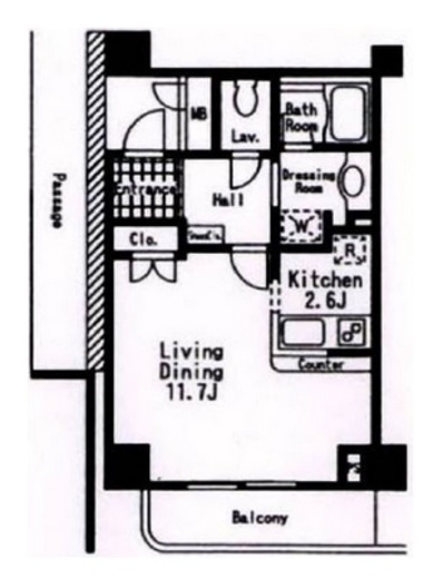 グランハイツ池尻 311 間取り図