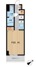 モノトーノ門前仲町 203 間取り図