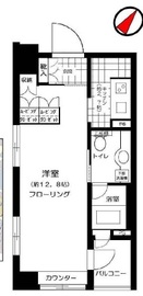 クオス銀座エスト・プルミエ 3階 間取り図