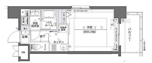 ZOOM両国 6階 間取り図