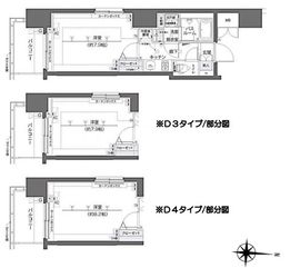 ZOOM両国 4階 間取り図