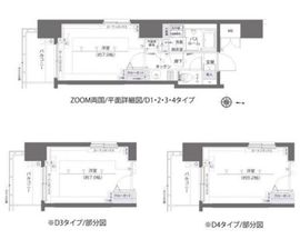 ZOOM両国 8階 間取り図