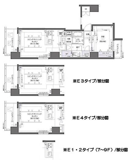 ZOOM両国 7階 間取り図