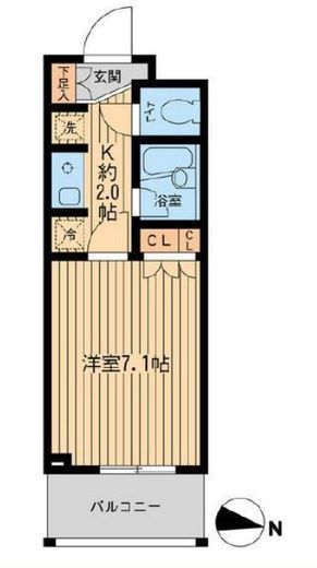 エコロジー東陽町 1307 間取り図
