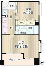 ATホームズ六本木 201 間取り図