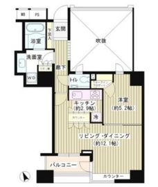 グランスイート虎ノ門 9階 間取り図