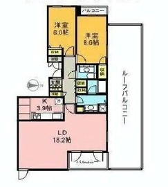 パークハウス麻布霞町 4階 間取り図