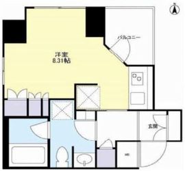 プライムアーバン恵比寿2 604 間取り図