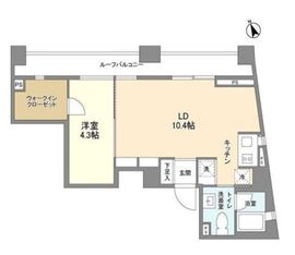 フルハウス代々木 603 間取り図