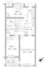 MFPRコート代官山 414 間取り図