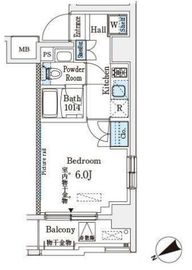 プルミエ武蔵小山 301 間取り図