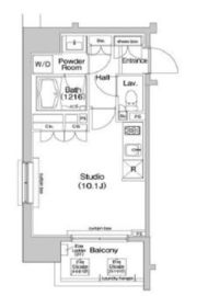 コンフォリア東池袋イースト 1102 間取り図