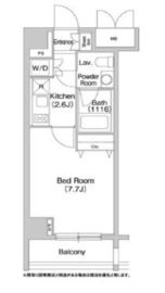 コンフォリア豊洲 602 間取り図