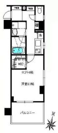 エルミタージュ原宿 503 間取り図