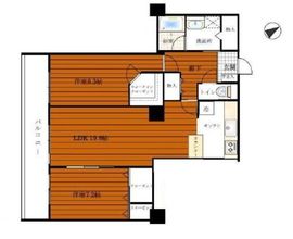 晴海ビュータワー（晴海アイランドトリトンスクエアビュータワー） 30階 間取り図