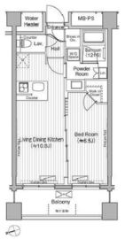 グランハイツ白金 205 間取り図