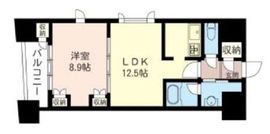 エスティメゾン銀座 1109 間取り図