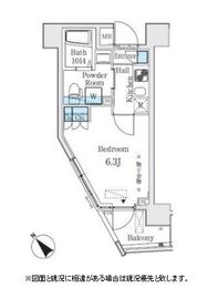 コージーコート島津山 1001 間取り図
