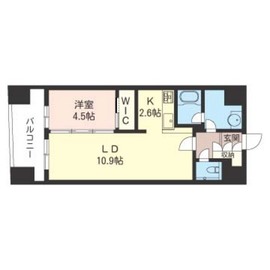 エスティメゾン銀座 1208 間取り図