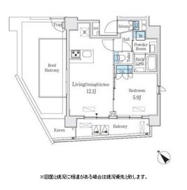 コージーコート島津山 1101 間取り図