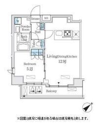 コージーコート島津山 1003 間取り図