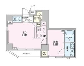 55-3錦糸町 701 間取り図