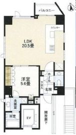 クレヴィア南麻布 12階 間取り図