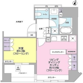 パークリュクス西麻布 11階 間取り図