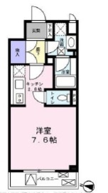 ガーデンハウス柿の木坂 104 間取り図