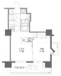 清澄白河レジデンス弐番館 510 間取り図