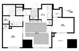 プラウド市谷柳町 6階 間取り図