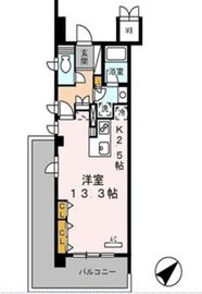 ロイヤルパークス豊洲 736 間取り図