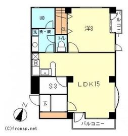 松濤CSコート 206 間取り図